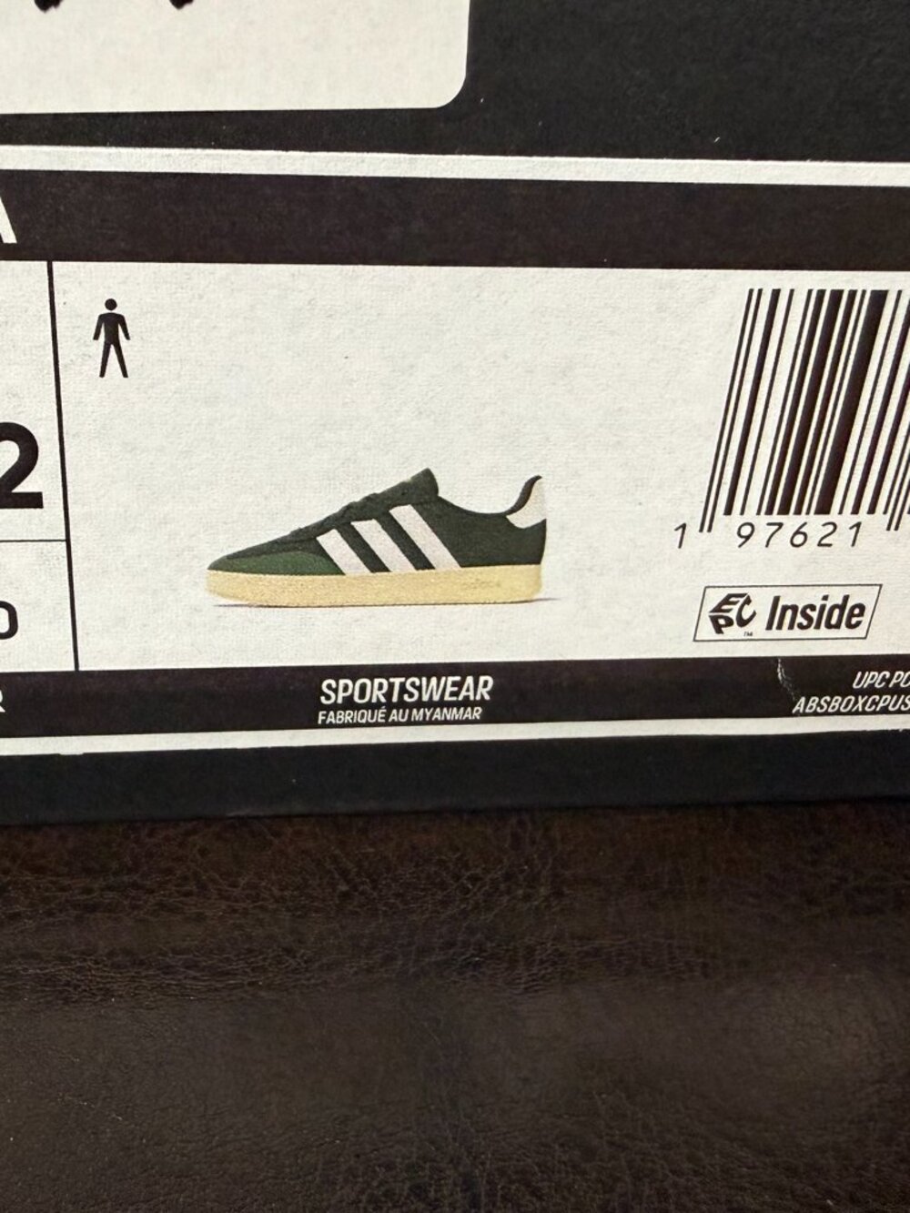 NWT Adidas Barreda Green Terrace Sneakers Men's 10.5 / Women's 12 - Picture 4 of 4